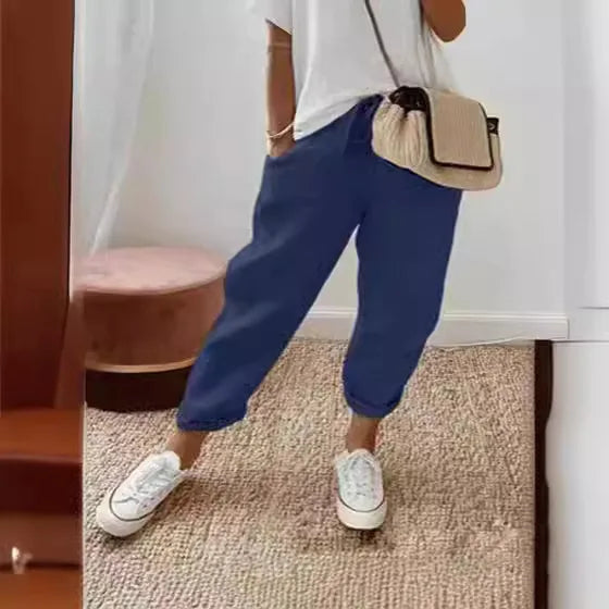 Luce Bianca Luxe Linnen Broek – Tijdloze Elegantie & Comfort
