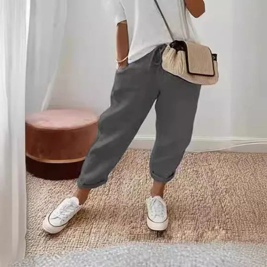 Luce Bianca Luxe Linnen Broek – Tijdloze Elegantie & Comfort