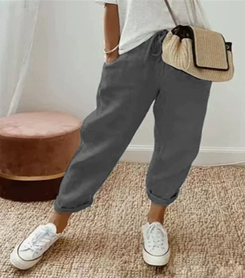 Luce Bianca Luxe Linnen Broek – Tijdloze Elegantie & Comfort